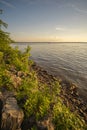 View of Oneida Lake at Verona Beach State Park Royalty Free Stock Photo