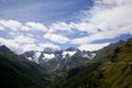 View onto the Oetztal Alps Royalty Free Stock Photo