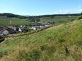 View onvillage Wincheringen in german region Obermosel Royalty Free Stock Photo