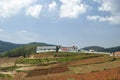 View of Ooty with Good Shepherd International School, Ootacamund, in Nilgiris, Tamil Nadu, India Royalty Free Stock Photo