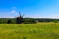 View of Open-air Museum of Folk Architecture and Folkways of Ukraine in Pyrohiv Pirogovo village near Kiev, Ukraine Royalty Free Stock Photo