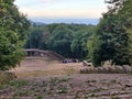 View of an open-air theatre of Thingstatte Heidelberg