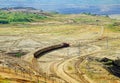 View of the open-pit mine Royalty Free Stock Photo