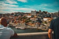 View of Oporto Downtown 'Ribeira do Porto' Royalty Free Stock Photo