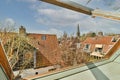 View of opposite buildings rom balcony Royalty Free Stock Photo