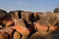 Colorful rocks in Tasmania