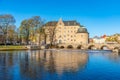 View of the Orebro castle, Sweden Royalty Free Stock Photo
