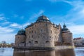 View of the Orebro castle, Sweden Royalty Free Stock Photo