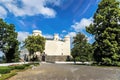 View of Orlik castle. Orlik nad Vltavou. South Bohemia, Czech Republic - Watercolor style