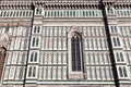 View of ornamental wall of Florence Duomo