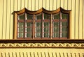 Ornamented rustic window Royalty Free Stock Photo