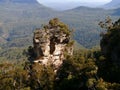 A view of Orphan Rock at Katoomba Royalty Free Stock Photo