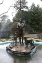 View of Orpheus fountain in Gurzuf park