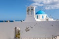 View of the Orthodox Greek Church. Naousa, Paros Island, Greece Royalty Free Stock Photo