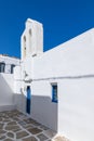 View of the Orthodox Greek Church. Naousa, Paros Island, Greece Royalty Free Stock Photo