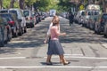 Orthodox jewish women Wearing Special Clothes on Shabbat, in Williamsburg, Brooklyn, New York