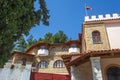 View of the Orthodox monastery Moni Agiou Ioanni Theologou