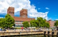 View of the Oslo City Hall Royalty Free Stock Photo