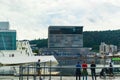 BjÃÂ¸rvika neighborhood new cultural and urban center in Oslo Royalty Free Stock Photo