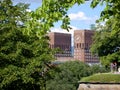 View of Oslo Radhuset town hall from fortress, Oslo, Norway Royalty Free Stock Photo