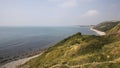 View from Osmington Mills of the coast of Dorset England UK