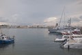 View of Otranto harbor Royalty Free Stock Photo