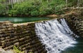 Otter Lake Dam by the Blue Ridge Parkway, Virginia, USA