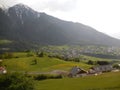 View of the Otztal valley in austria Royalty Free Stock Photo