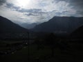 View of the Otztal valley in austria Royalty Free Stock Photo