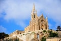 Our Lady of Lourdes church, Mgarr, Gozo. Royalty Free Stock Photo