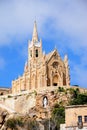 Our Lady of Lourdes church, Mgarr, Gozo. Royalty Free Stock Photo