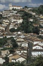 View of Ouro Preto, Brazil. Royalty Free Stock Photo