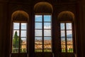 View out of the Kaffeehaus in Boboli Gardens, Florence Royalty Free Stock Photo