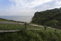 View out towards the sea from East Hill Country Park