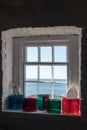 View from Inside the Light House Royalty Free Stock Photo