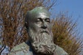 HEAD ON THE BUST OF COMMANDANT-GENERAL PETRUS JOHANNES JOUBERT COMMANDER OF THE ZUID-AFRIKAANSE REPUBLIC