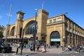 Entrance to Kings Cross railway station, London Royalty Free Stock Photo