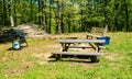 View Outside Cooking Area of the Luxury Camping at the Explore Park Royalty Free Stock Photo