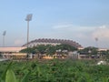 View from outside the Persita Tangerang stadium, December 2023