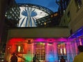 View outside the Sony Center in Berlin, Germany Royalty Free Stock Photo