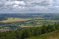 A view of the outskirts of Otley seen from The Chevin and Beacon Hill Royalty Free Stock Photo