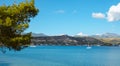 View over the Aegean sea, from Isthmia, Greece