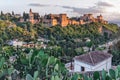 View over Albaicin in Granada, Spain