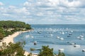 Arcachon Bay, France, view over the bay in summer Royalty Free Stock Photo