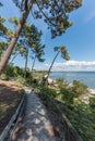 Arcachon Bay, France, view over the bay in summer Royalty Free Stock Photo