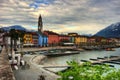 View over Ascona in Switzerland Royalty Free Stock Photo