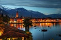 View over Ascona in Switzerland Royalty Free Stock Photo