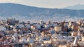 View Over Athens Skyline Agglomeration, Greece Royalty Free Stock Photo