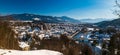 A view over Bad TÃÂ¶lz at winter time