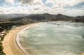 View over the bay of San Juan del Sur, Nicaragua Royalty Free Stock Photo